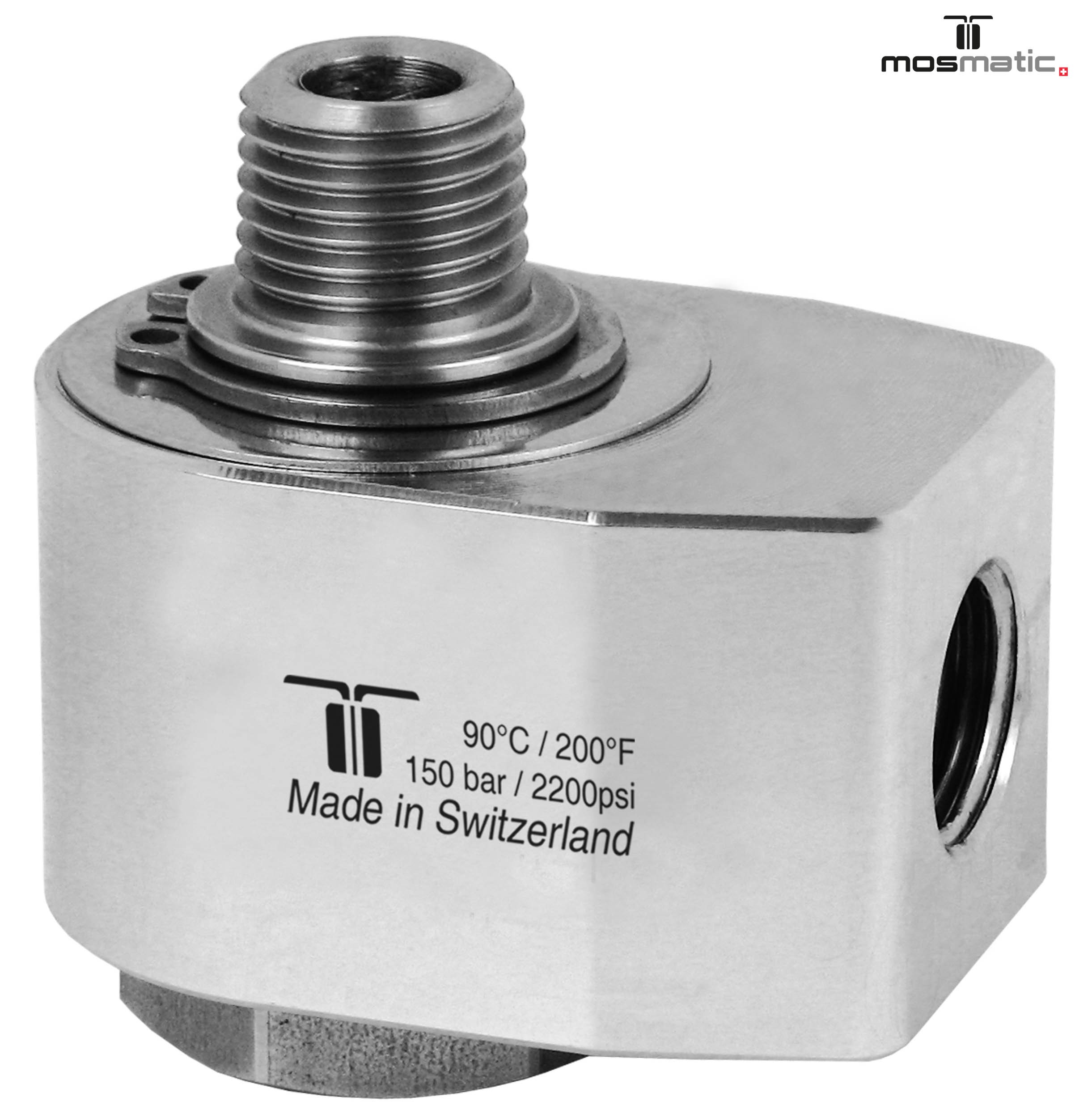Racor 90° MH1/4' MOSMATIC