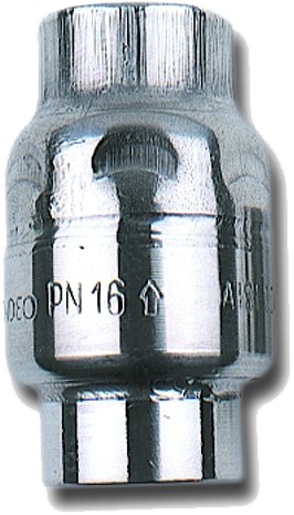Válvula antirretorno inox. 1/2" de baja presión