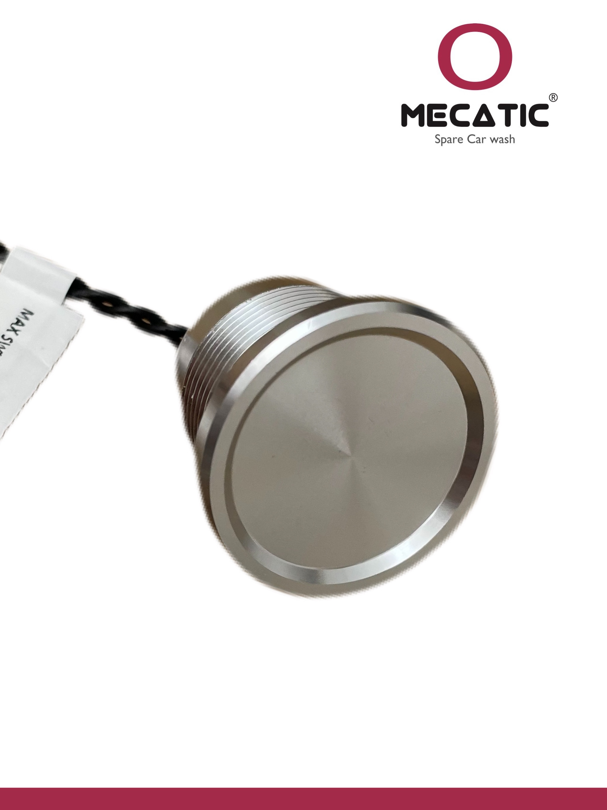 Push-touch alum. of Ø28 mm 24 V