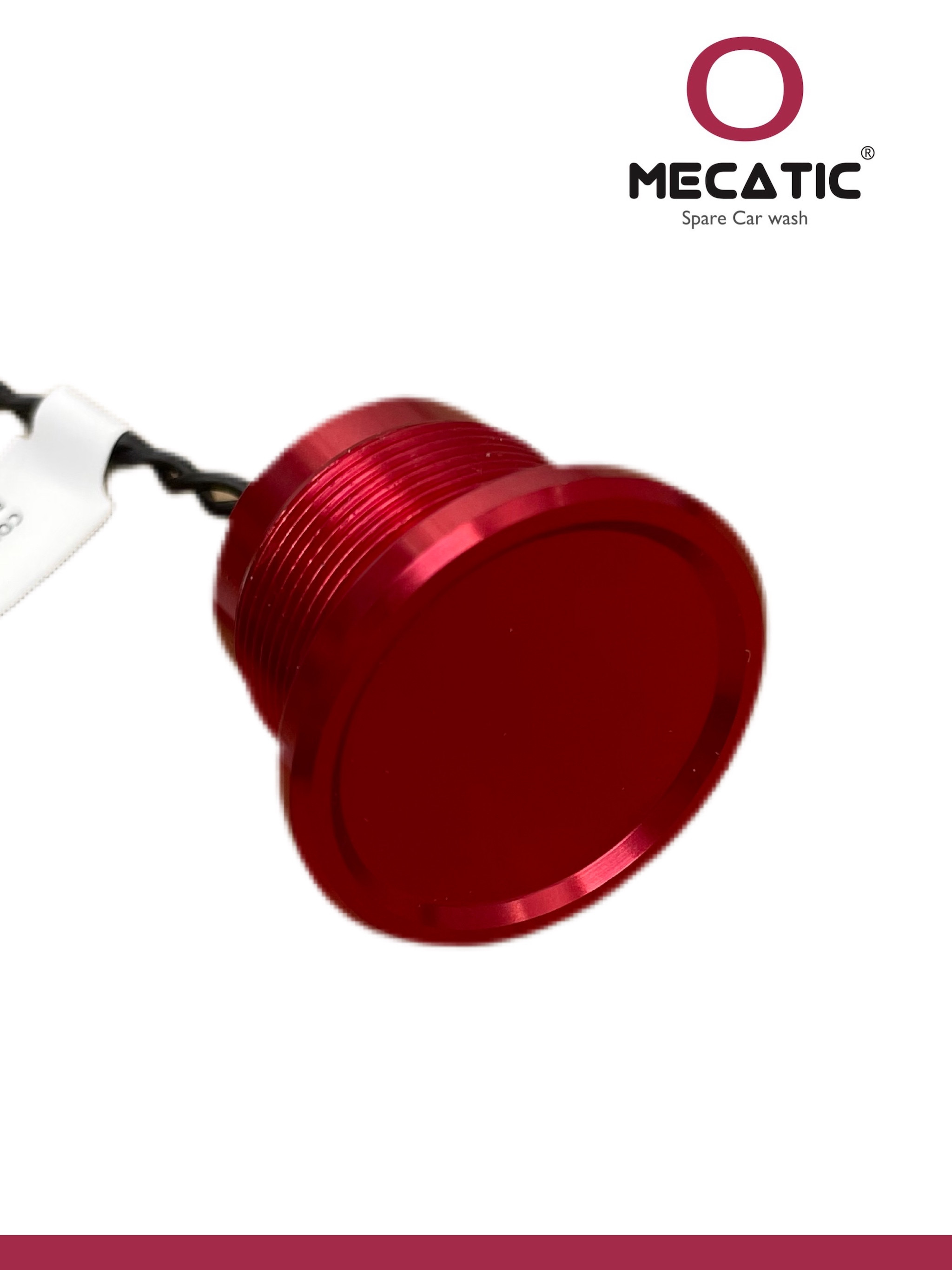 Push-touch alum. of Ø28 mm 24 V red n/a