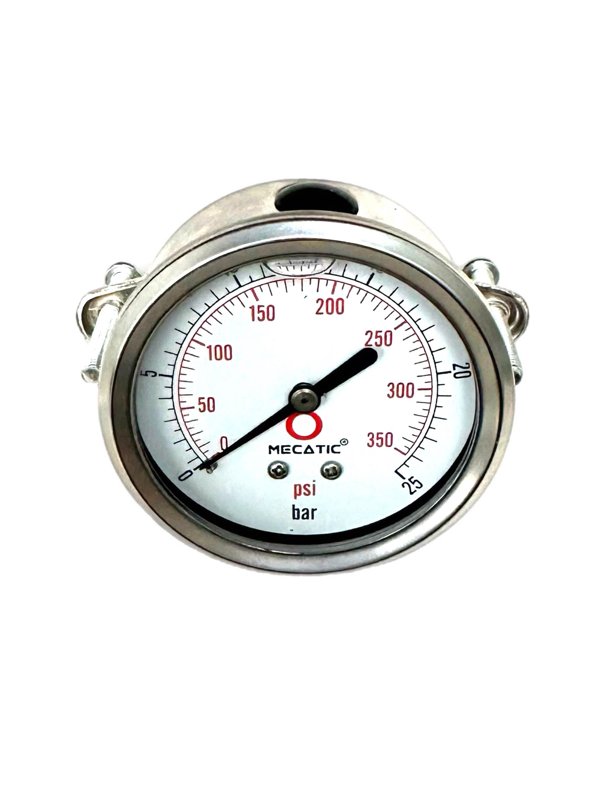 Pressure gauge 0-25 bar 1/4" axial