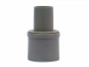 Racor giratorio gris de Ø50 mm mang. de Ø38 mm chupador