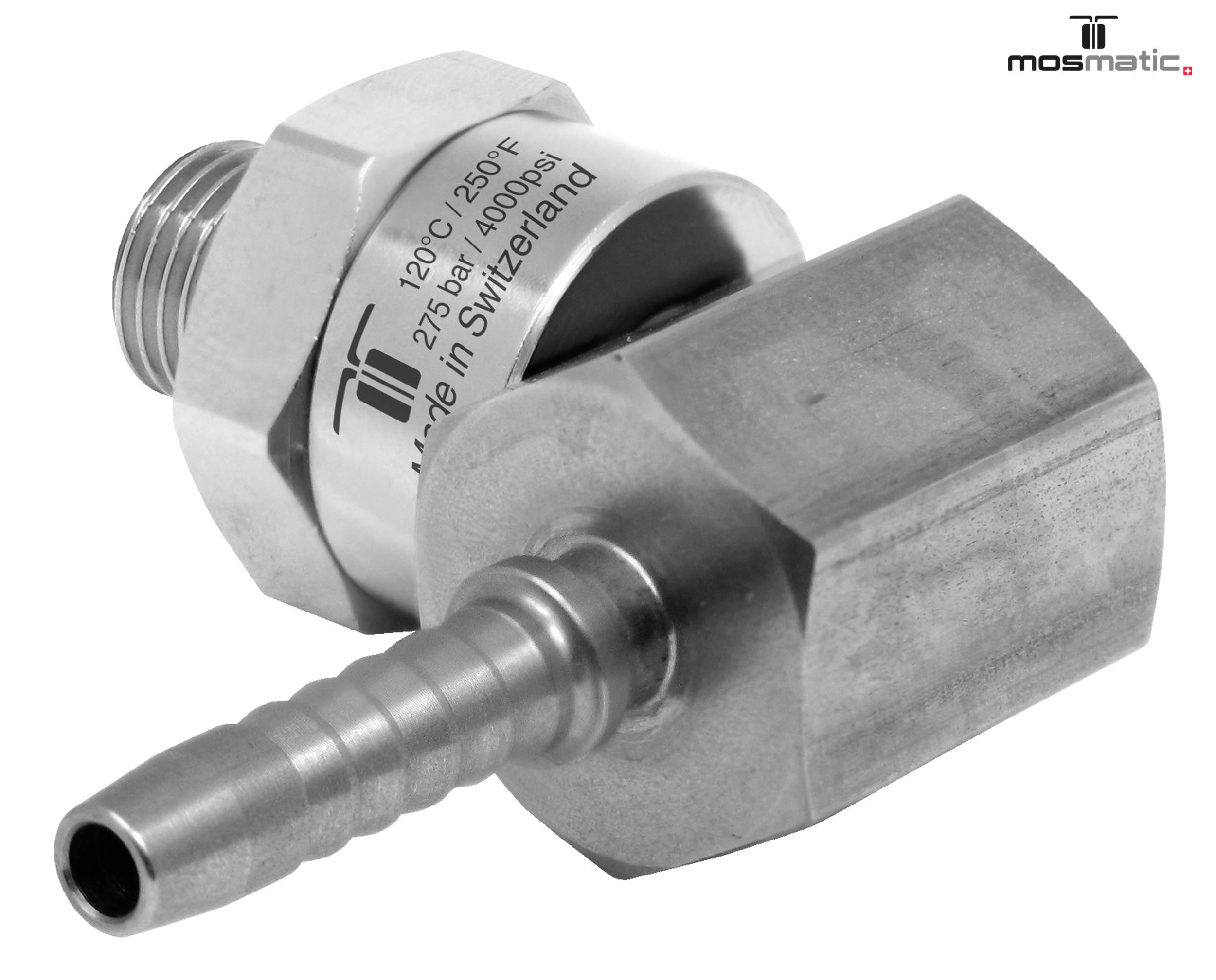 Racor DGK 90º G1/4"M-Tubo 6