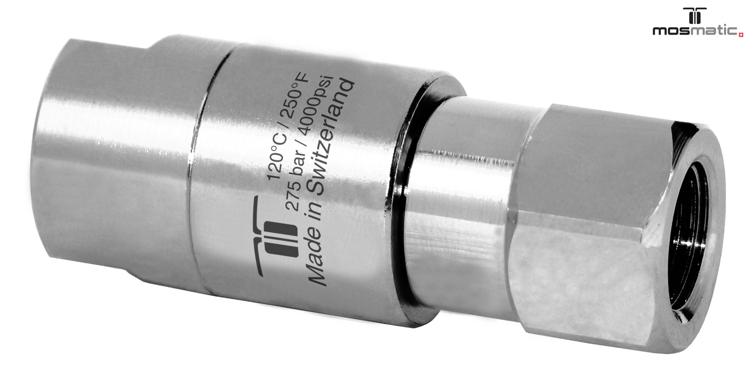 Racor giratorio recto DGS 1/4" F-1/4"F 2 rodamientos