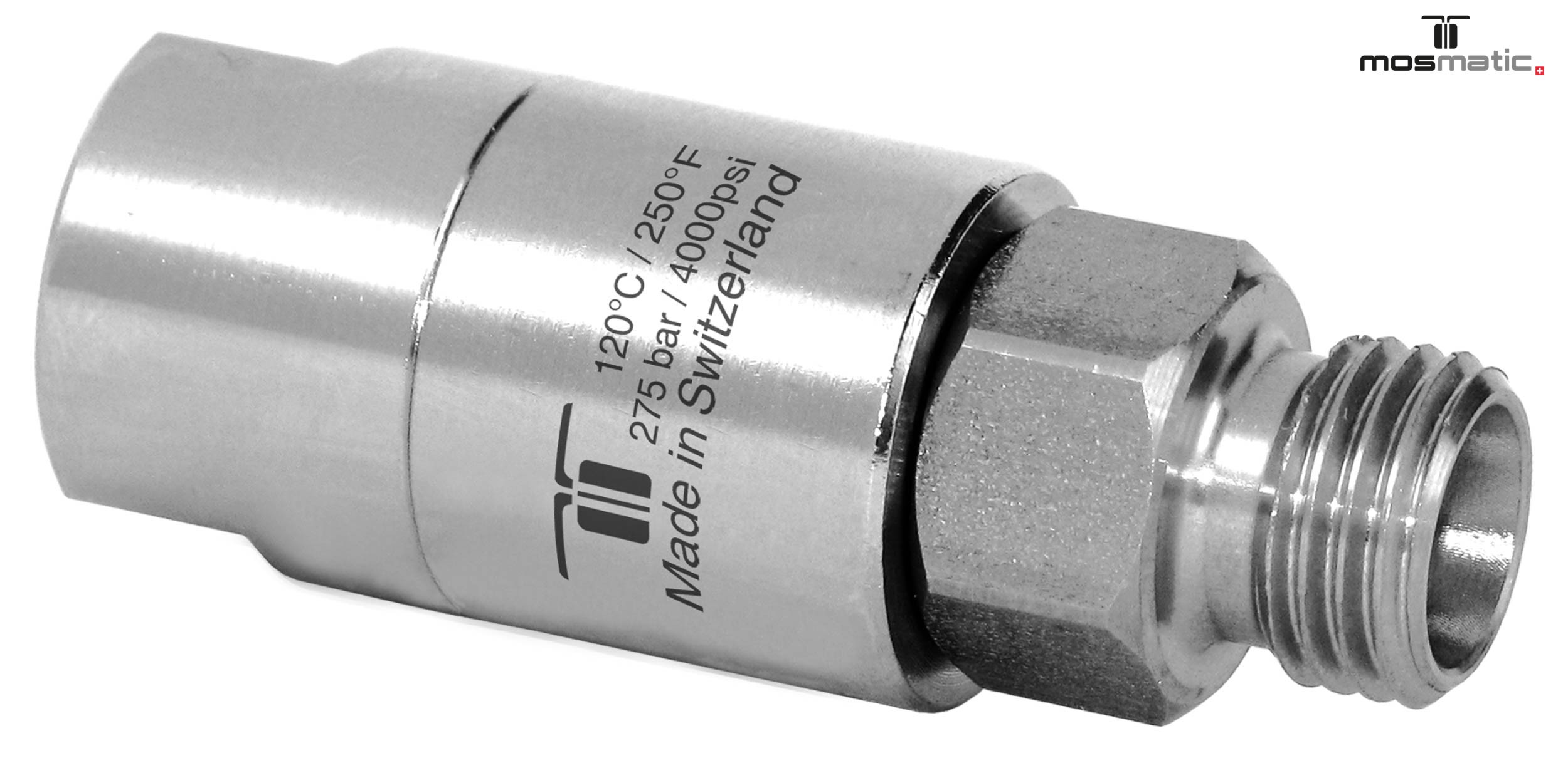 Racor giratorio recto DGS G3/8" F-M18x1.5M 2 rodamientos NW9