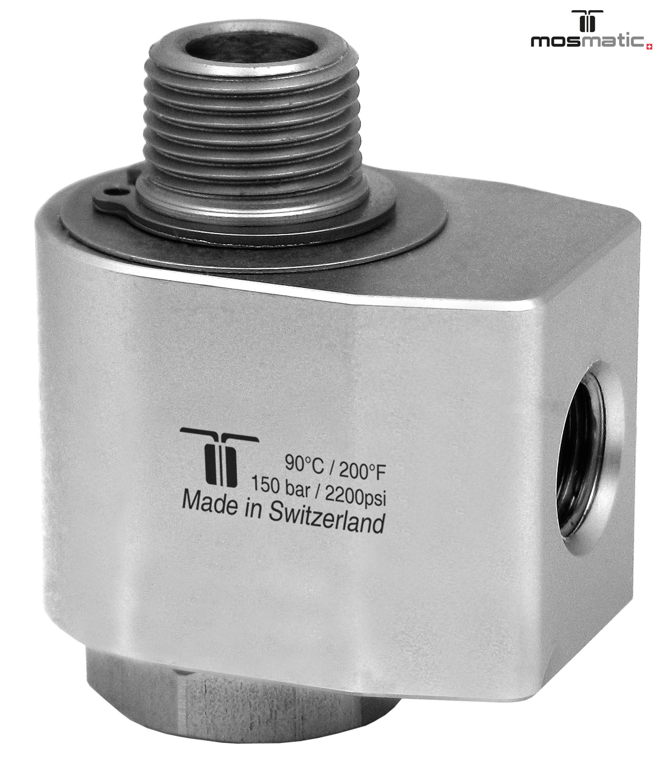 Racor giratorio 90º WDG G1/4"F-G3/8"M Cónico NW10