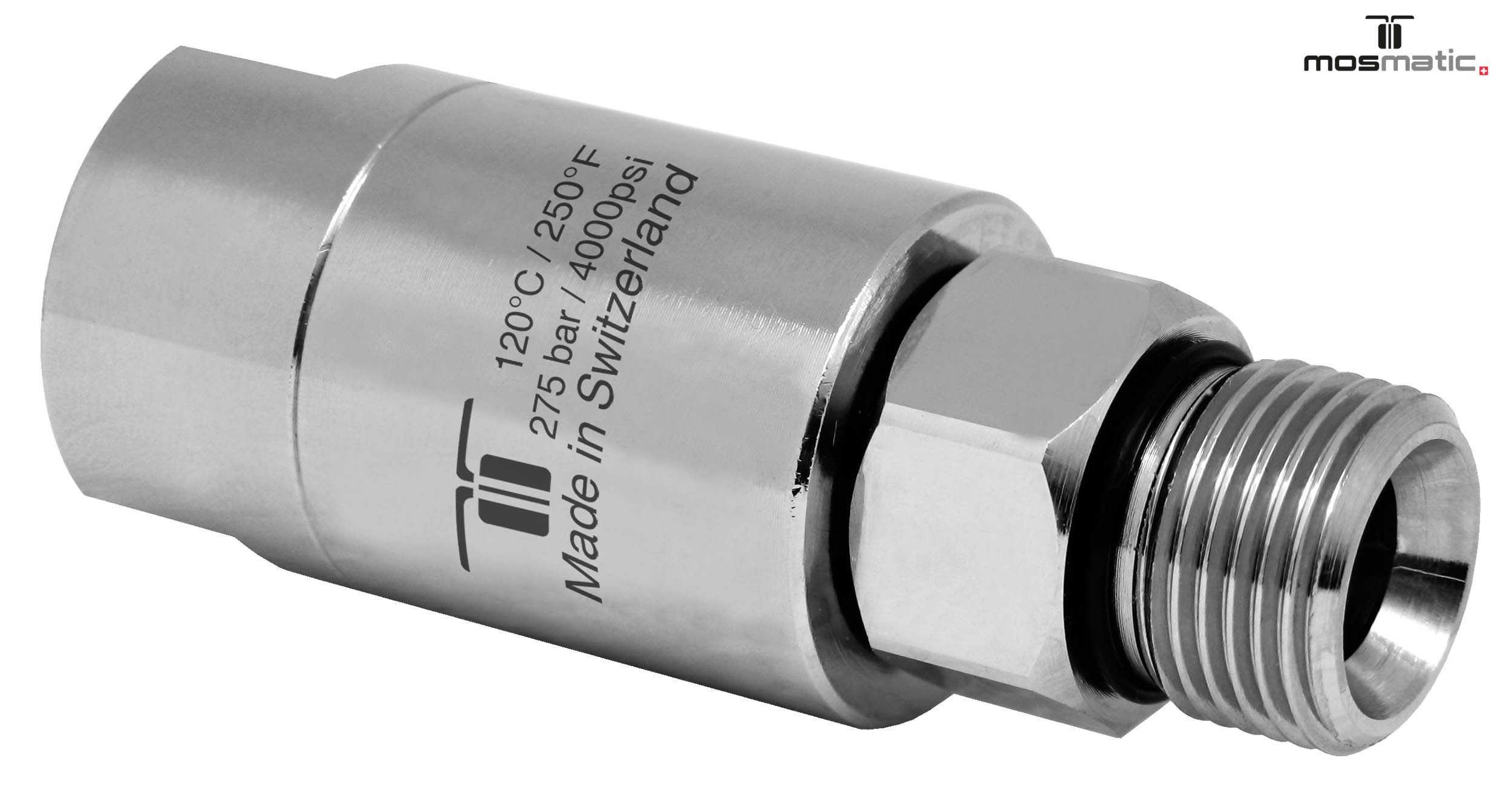Racor giratorio DGLI 3 Rod. Inox. G1/4"F-G3/8"M NW6
