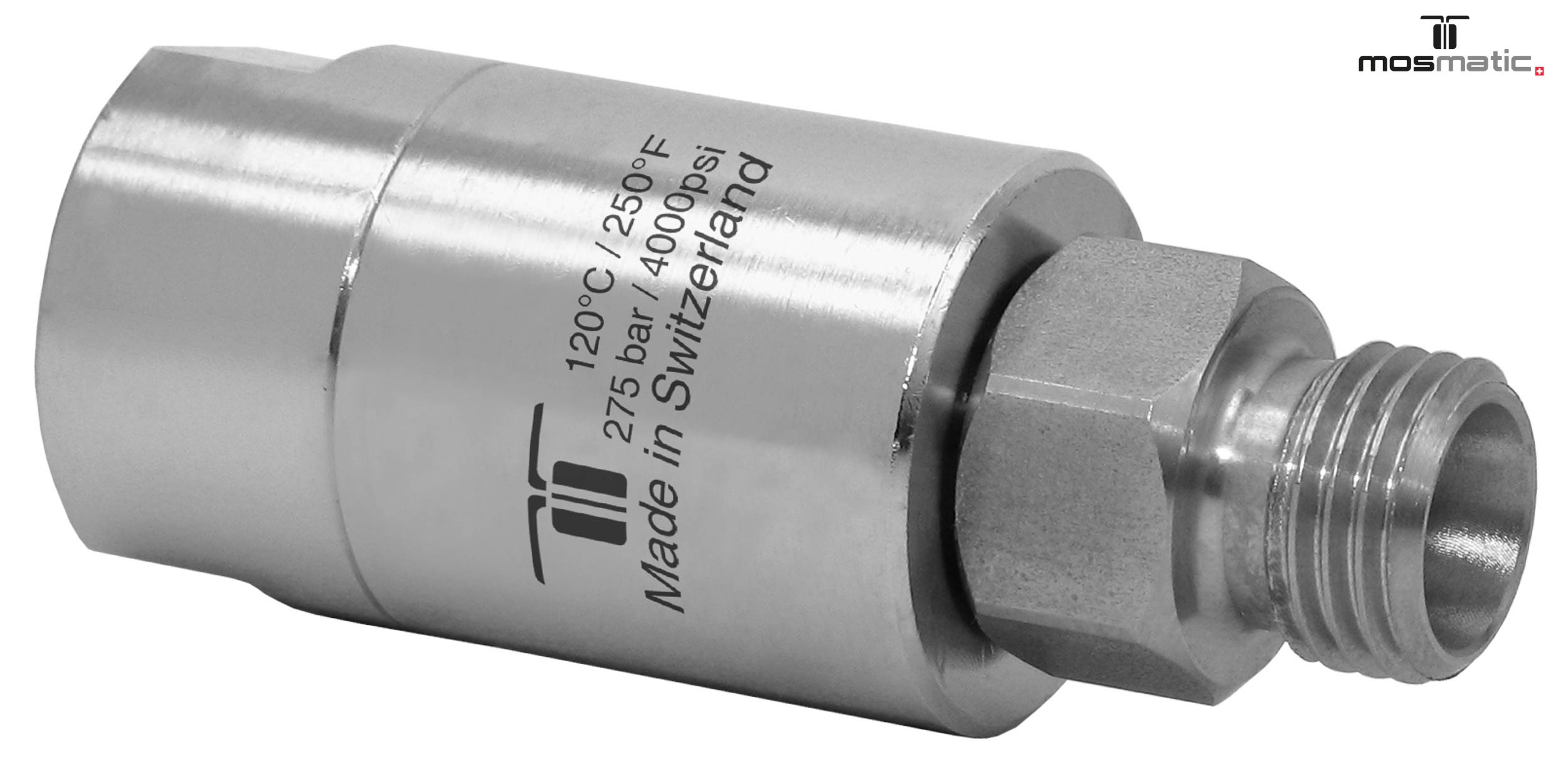 Racor giratorio DGLIV 3 Rod. Inox. Vitón G3/8"F-M18x1.5M NW6