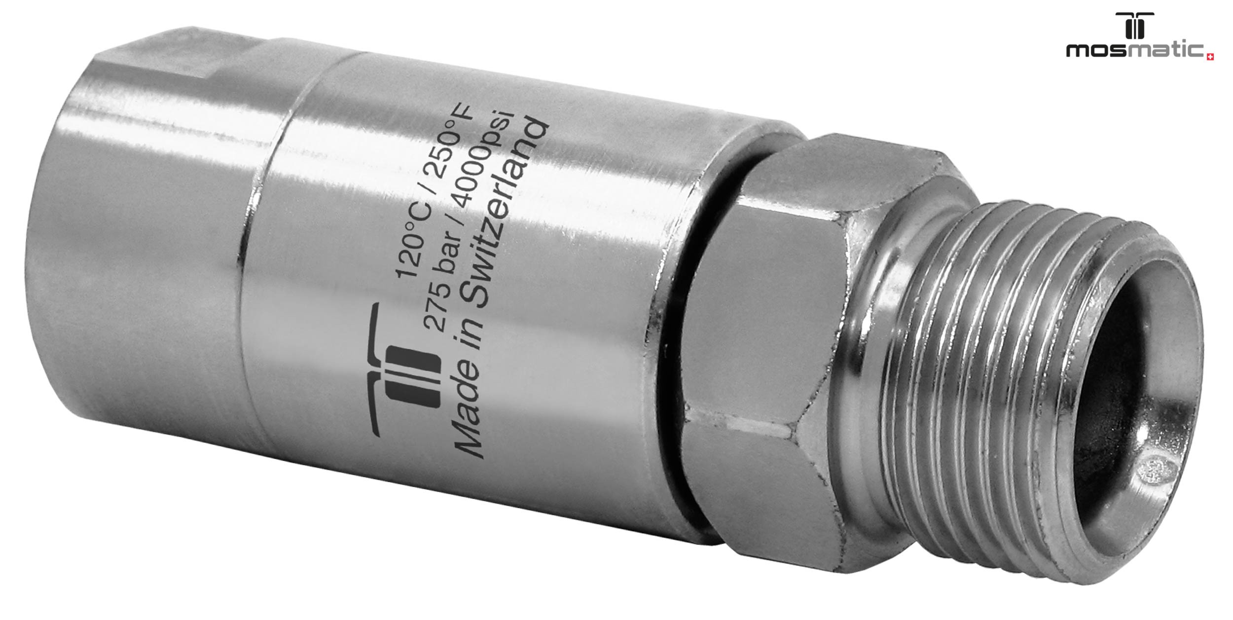 Racor giratorio DGLI 3 Rod. Inox. G1/4"F-M22x1.5M NW6