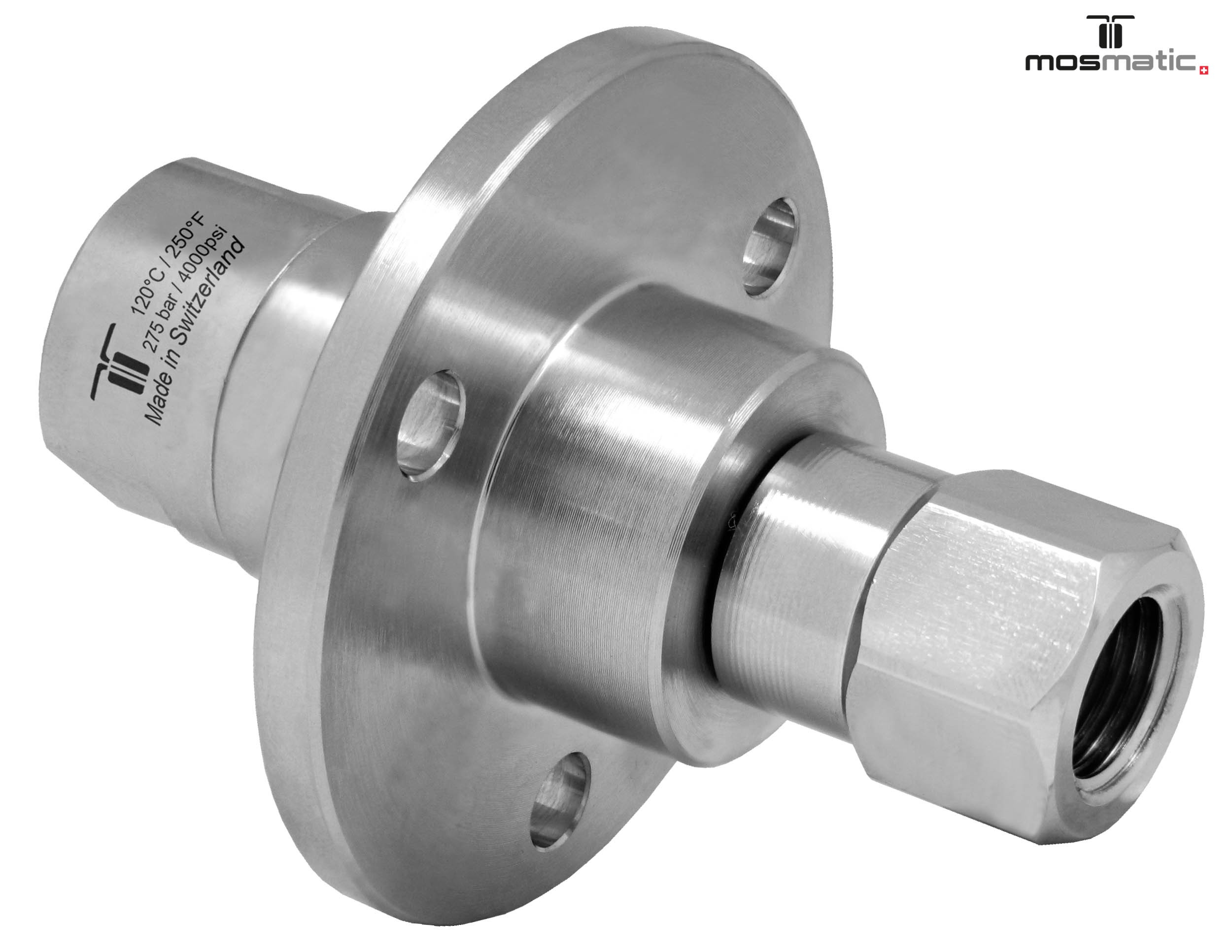 Racor giratorio recto DGF 3 Rod. G3/8"F-G1/4"F
