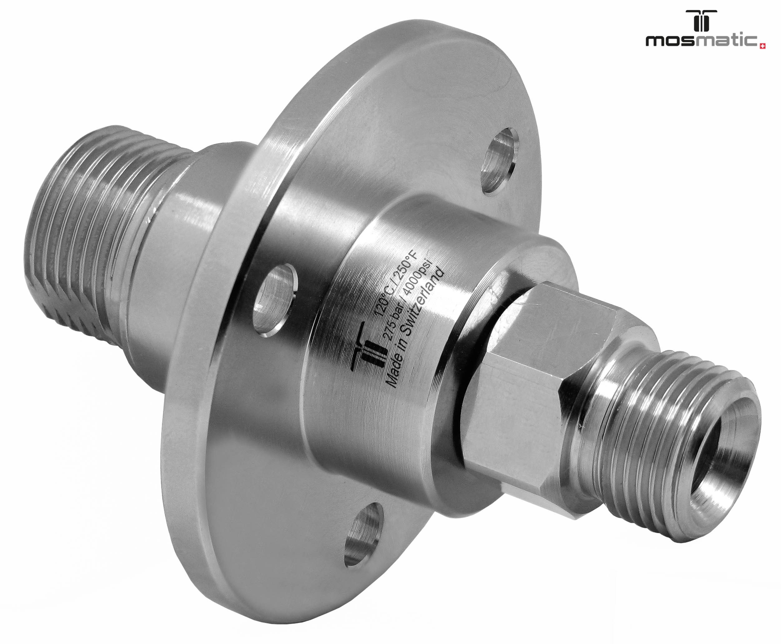 Racor giratorio recto DGF 3 Rod. M21x1.5M-G3/8"M