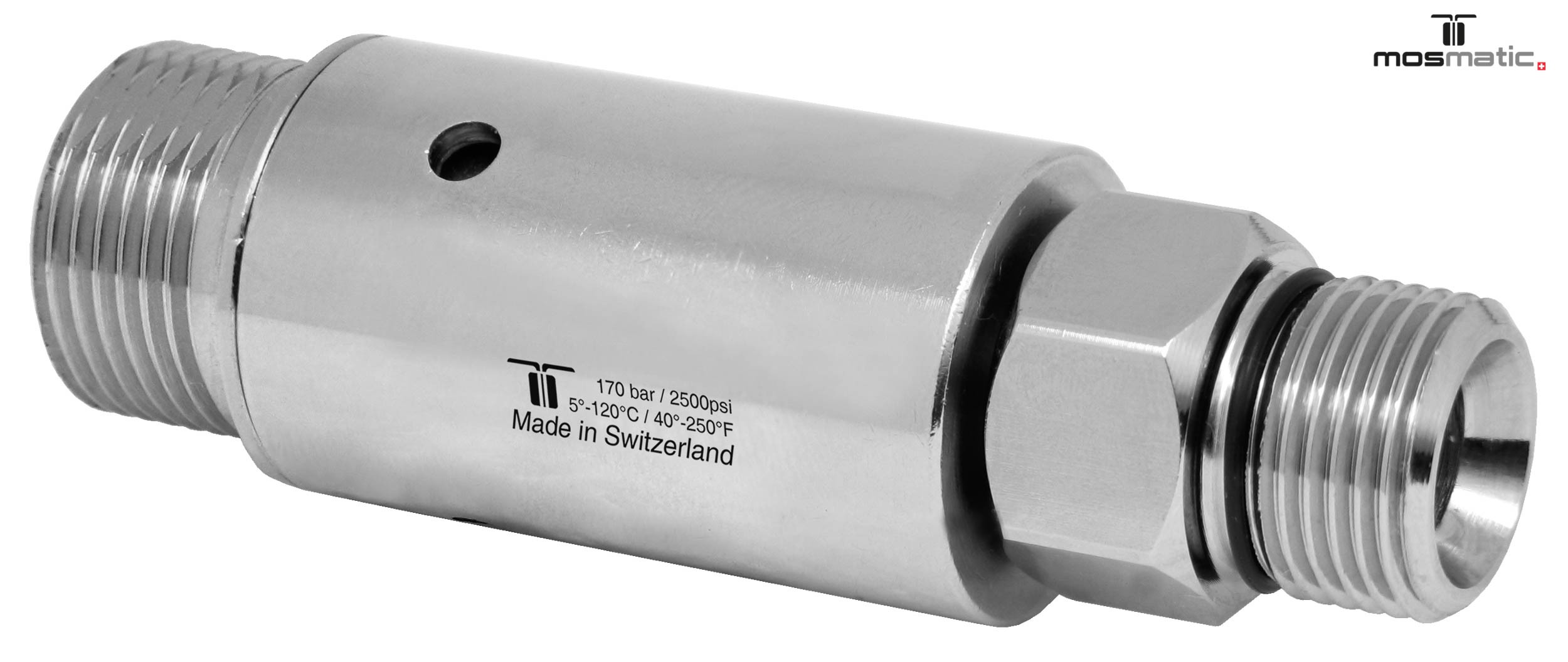 Racor giratorio recto DXL 3 Rod. M22x1.5M-G1/4"M