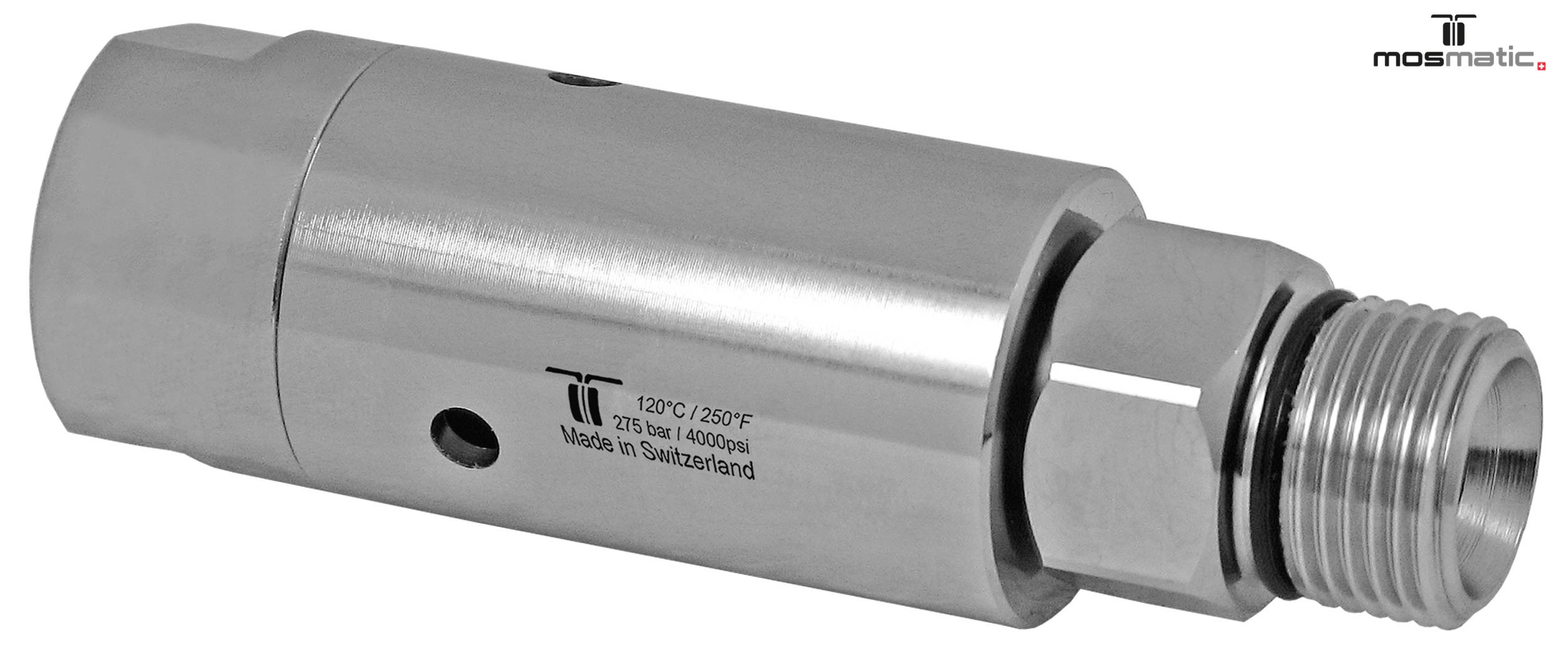 Racor giratorio recto DYL 3 Rod. G3/8"F-G1/4"M