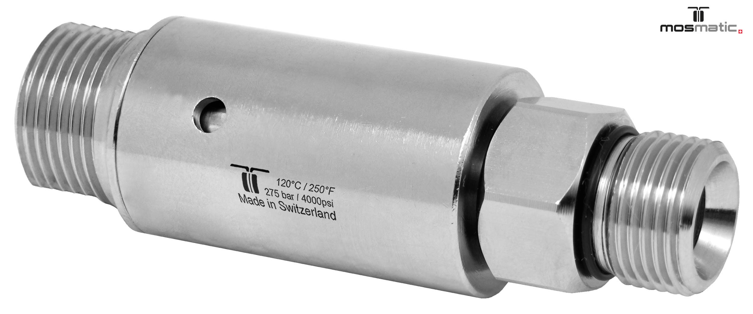 Racor giratorio recto DYL 3 Rod. M21x1.5M-G3/8"M