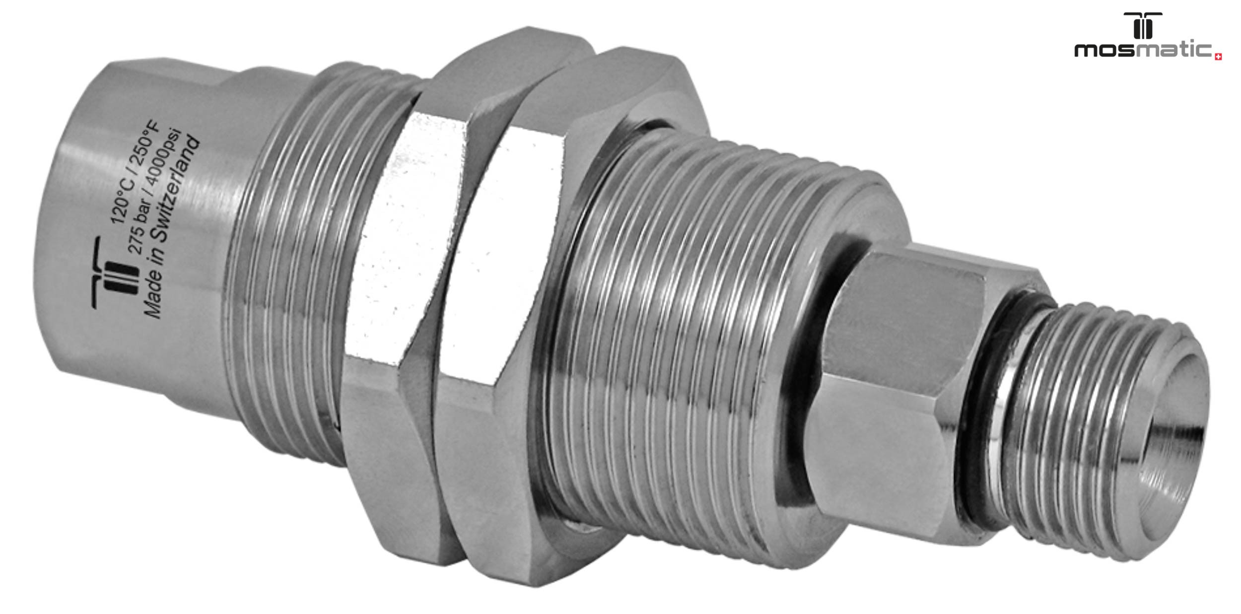 Racor giratorio recto DYG 3 Rod. G3/8"F-G3/8"M NW9