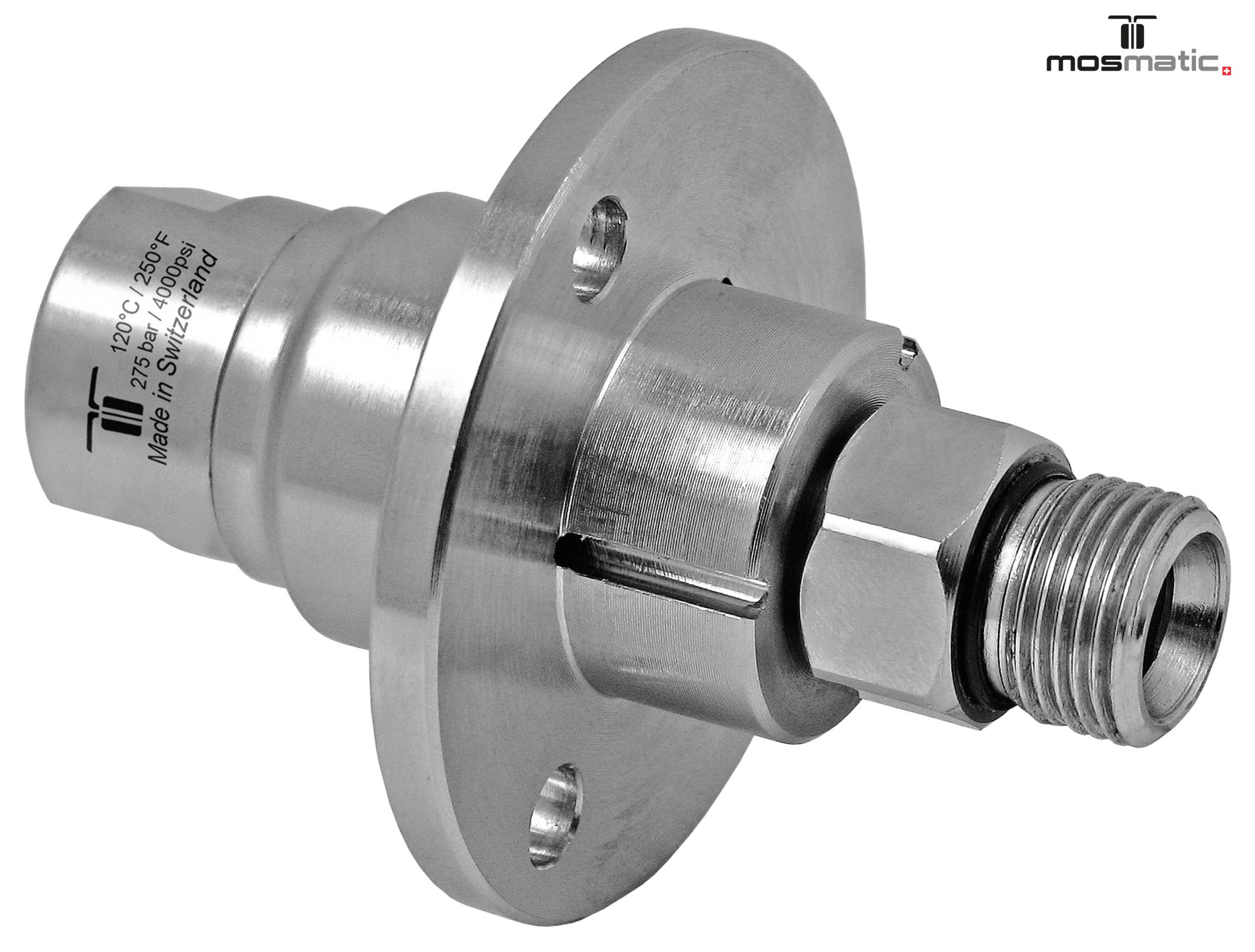 Racor giratorio recto DYF 3 Rod. G3/8"F-G1/4"M