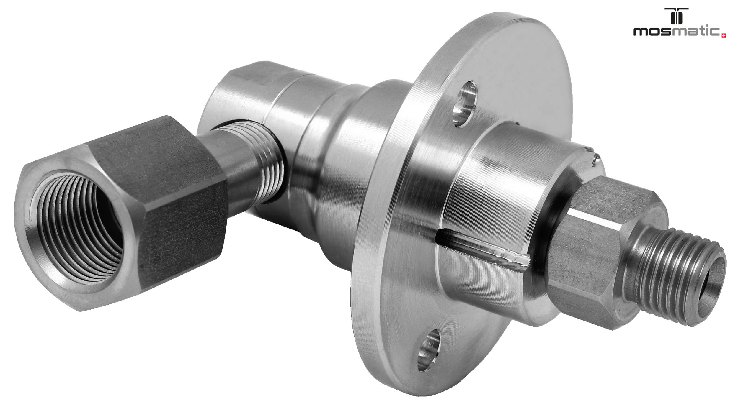 Racor giratorio 90º DYF 3 Rod. G3/8"F-G1/4"M