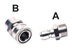 Enchufe rápido de bola ARS 250 - 250 bar Tipo B IN G3/8H