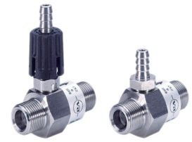 Inyector detergente Acero Inox. G3/8MM Junta tórica Teflon Regul. Boq. 2,1mm