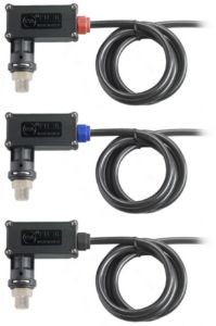 Presostato con niple en acero inox PR16 IN G1/4M Presión interv. 25bar Rojo