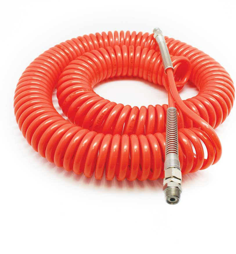 Manguera espiral especial limpiallantas 15m