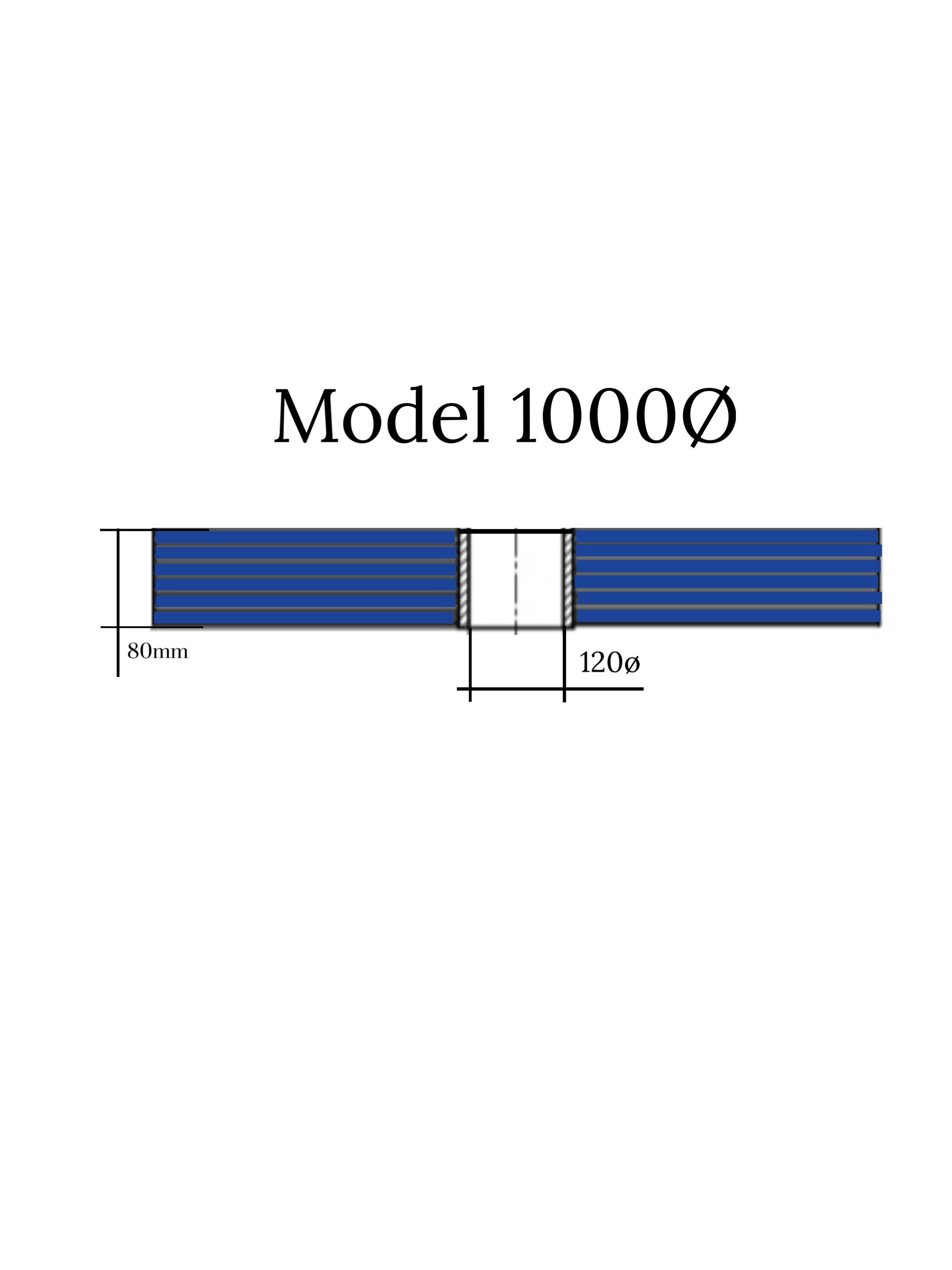 Teja Foamcarlet Ø1000 Azul Oscuro (Ceccato, Aquarama,Autoequip,Kärcher,Wash italia,,.)