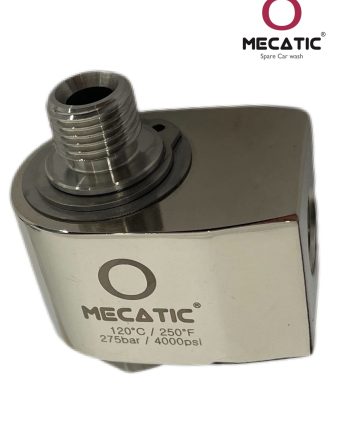Racor Giratorio 90º M1/4"-F3/8" Mecatic Juntas toricas EPDM